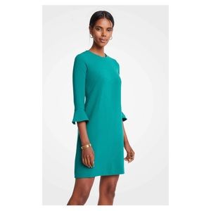 Ann Taylor - Fluted Sleeve Dress